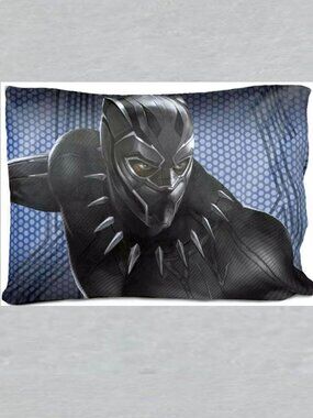 Black Panther 2 Reversible Pillowcase measures 20 x 30 inches